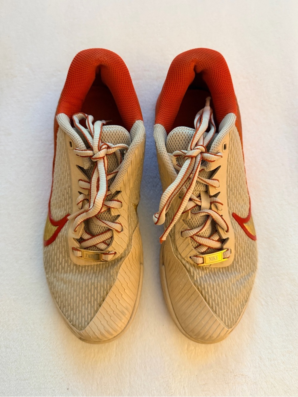Nike Vapor Women’s Tennis Shoes White Orange Size 9